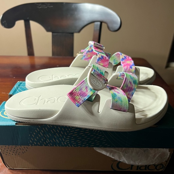 Chaco Chillos slide light tie dye / beige - Picture 7 of 10